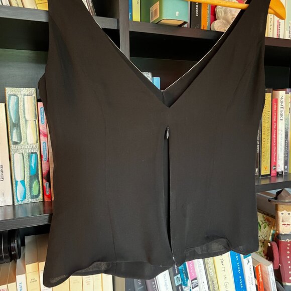 Vintage Pappel Boutique Evening silk top, size 6 - Picture 4 of 8